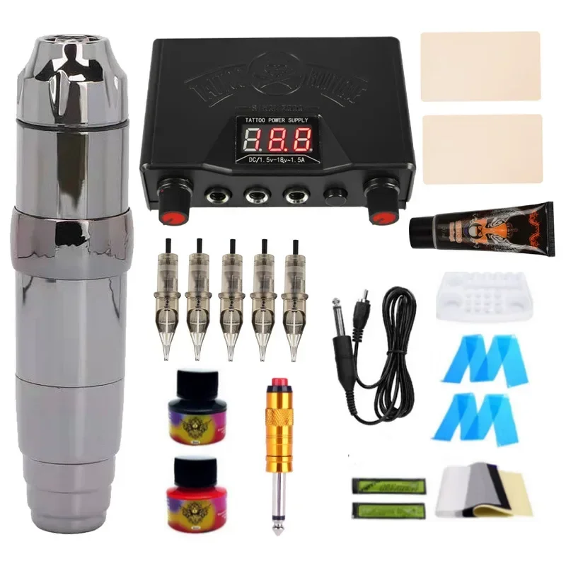 Tattoo machine set motor plastic tattoo pen tattoo machine all-in-one machine