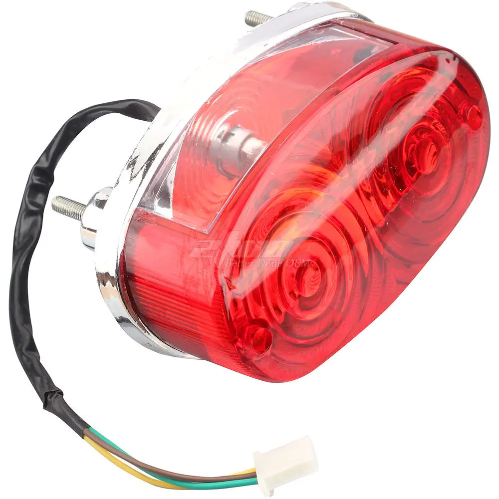 

ATV 4-wheeled beach bike 125-250cc big bull 12V night rear tail light brake warning light parking brake light