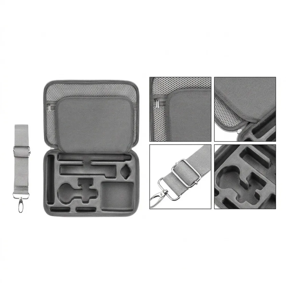 For Insta360 For X5 Travel Shoulder Bag - 31x22.5x8cm PU Material Case with Zippered Main Compartment and Quick-Access Pockets