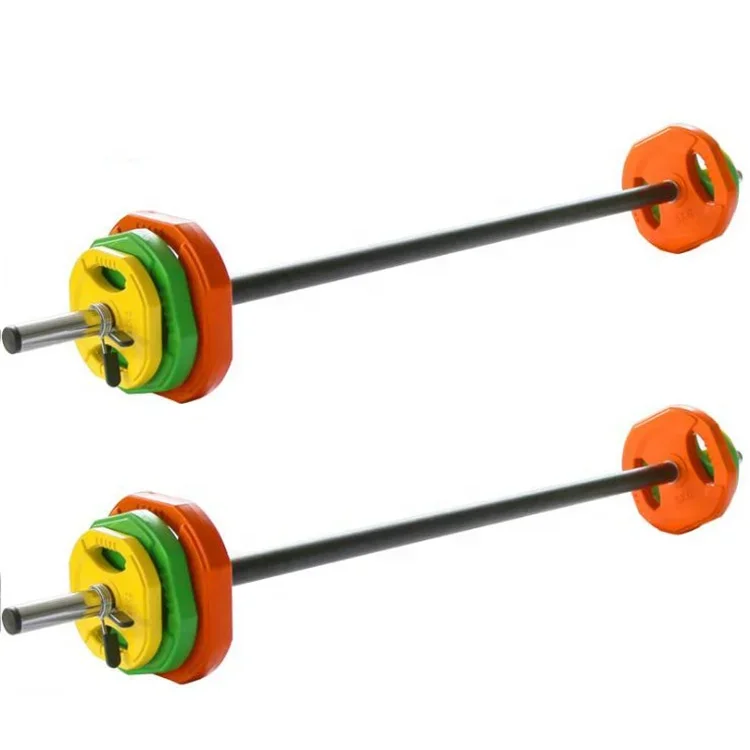 20kg Home Gym Power Lifting Dumbbell And Aerobic Barbell Set Custom Logo Cast Iron And PU Material For Weight Loss Exercise