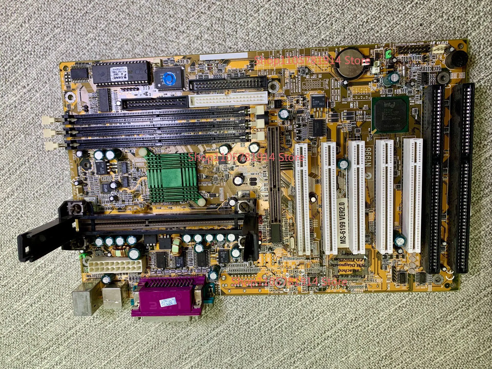 For MSI MS-6199 VER: 2.0 Intel 440BX chipset, supports Slot1 interface CPU