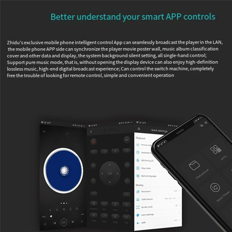 Z9X PRO Сетевой HD 4K-плеер Dolby Vision Многофункциональный удобный портативный проигрыватель жестких дисков RTD1619 Простой в использовании вилка стандарта США