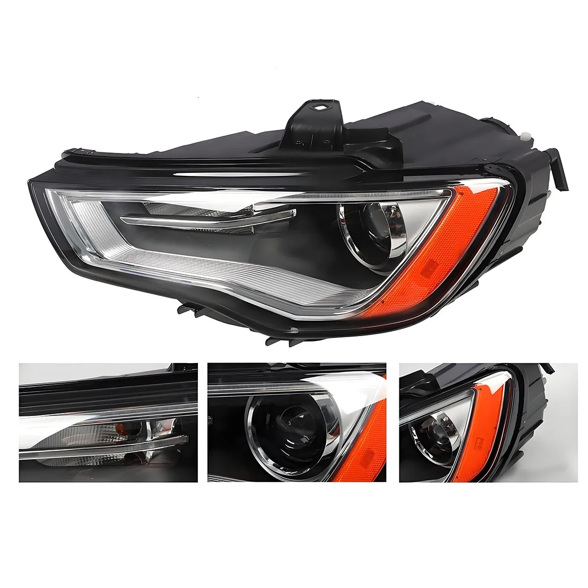 Headlight front left For Audi A3 HID Xenon Attraction Plus Sedan 4-Door 2015 2016 Headlamp Projector Left Driver Side Car Light