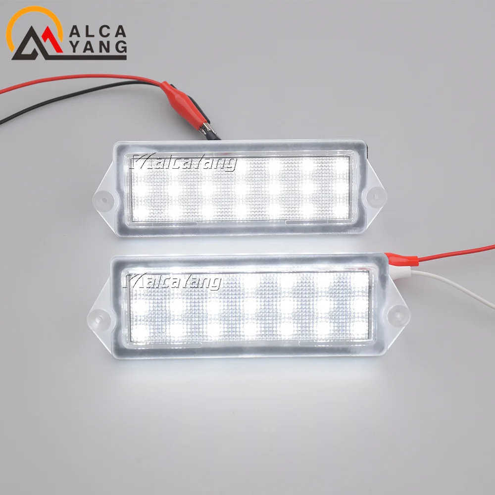 

Водонепроницаемая светодиодная лампа для номерного знака 12 В для Hummer H2 2003-2007, для Cadillac Deville Seville, белая, в сборе