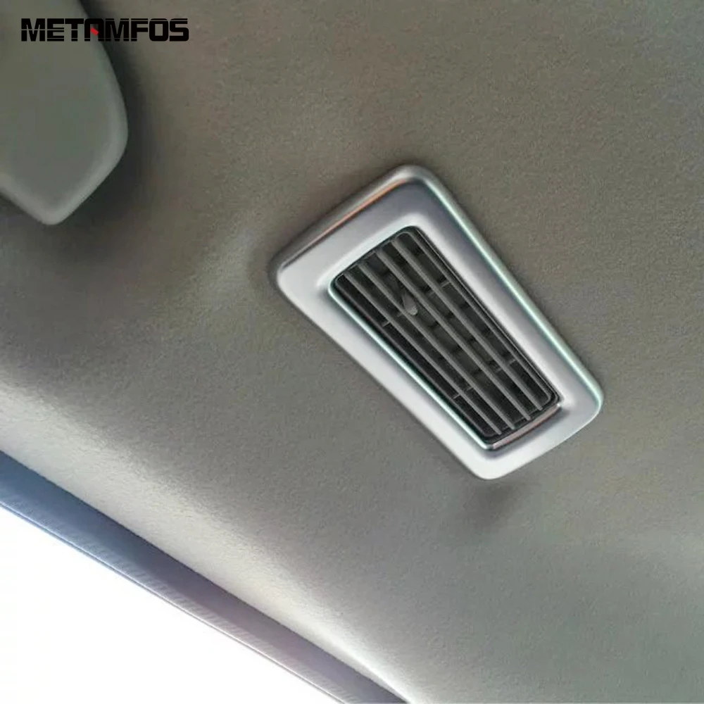 Car Roof Rear Air Condition Vent Outlet Cover Trim For Nissan Serena C27 2016-2020 2021 Matte Interior Accessories Car Styling