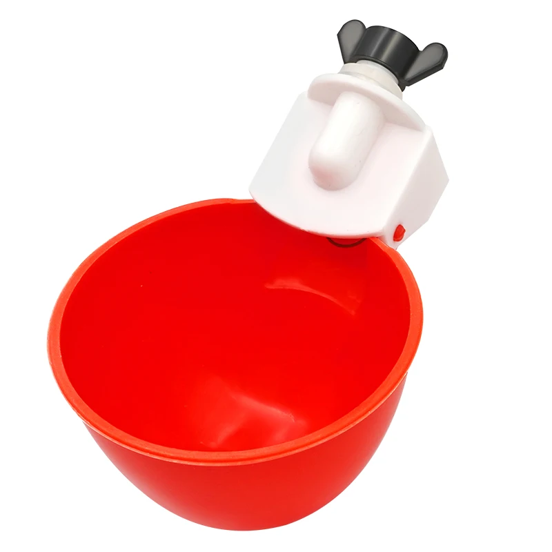 5/10/20Sets Chicken Water Drinker Bowl Automatic Poultry Duck Drinking Bowl With Screws Poultry Farm Animal Watering Supplies