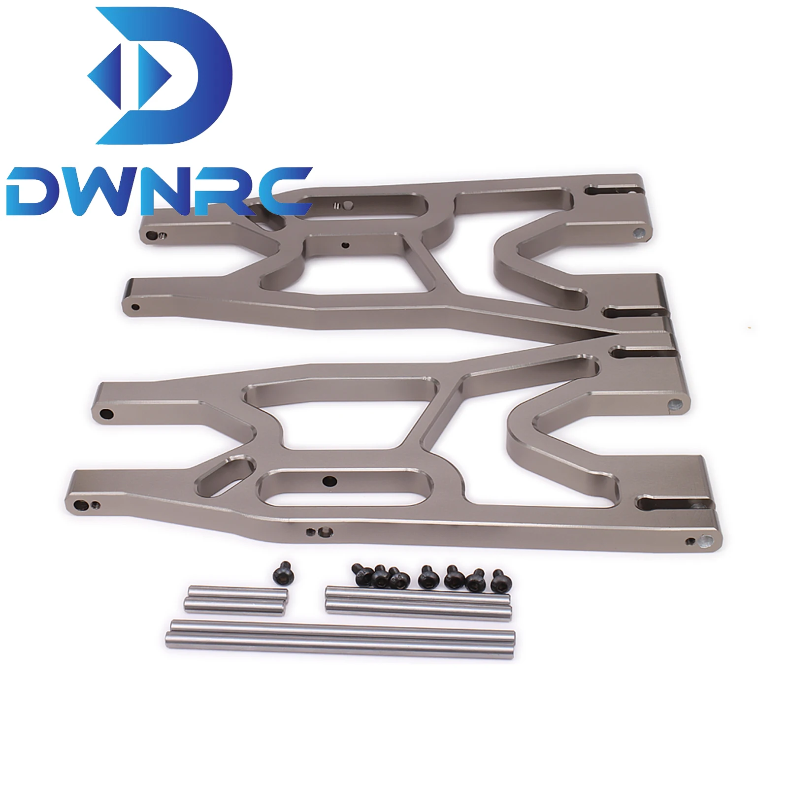 DWNRC Alloy Front/Rear Lower Suspension Arm 7730 for Traxxas 1/5 X-MAXX Upgrade Parts Red Blue Titanium Silver Black