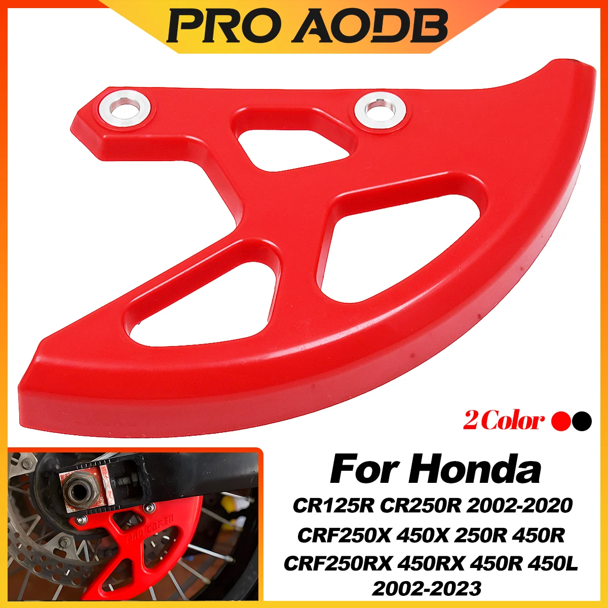 Rear Brake disc Caliper Protection Cover For Honda CR 125R 250R CRF 250 250R 450X 450R 450RX 250R 450R 450L For KAYO T4 T6 BSE