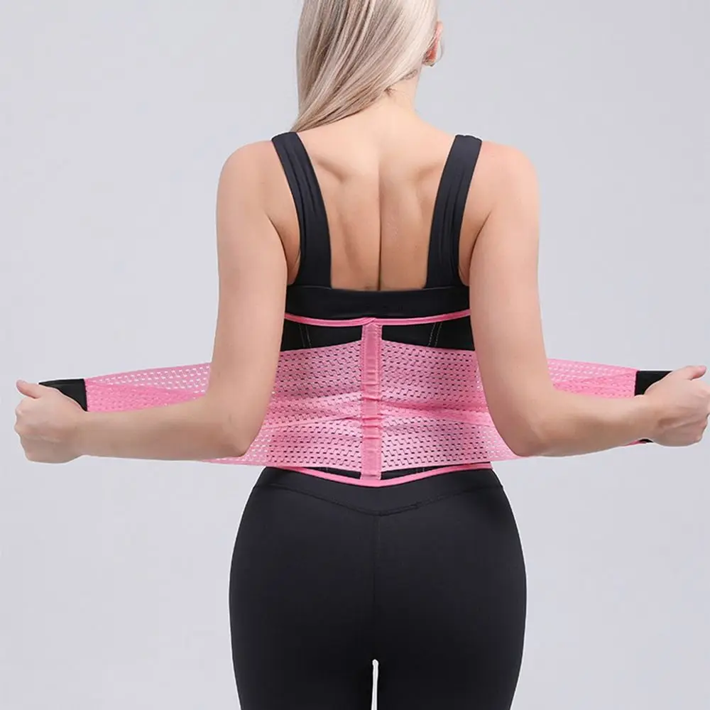 الخصر دعم رقيقة مدرب خصر قابل للتعديل دائم قطني مشد البطن التحكم البطن التعاقد التخسيس حزام بطن الرياضة