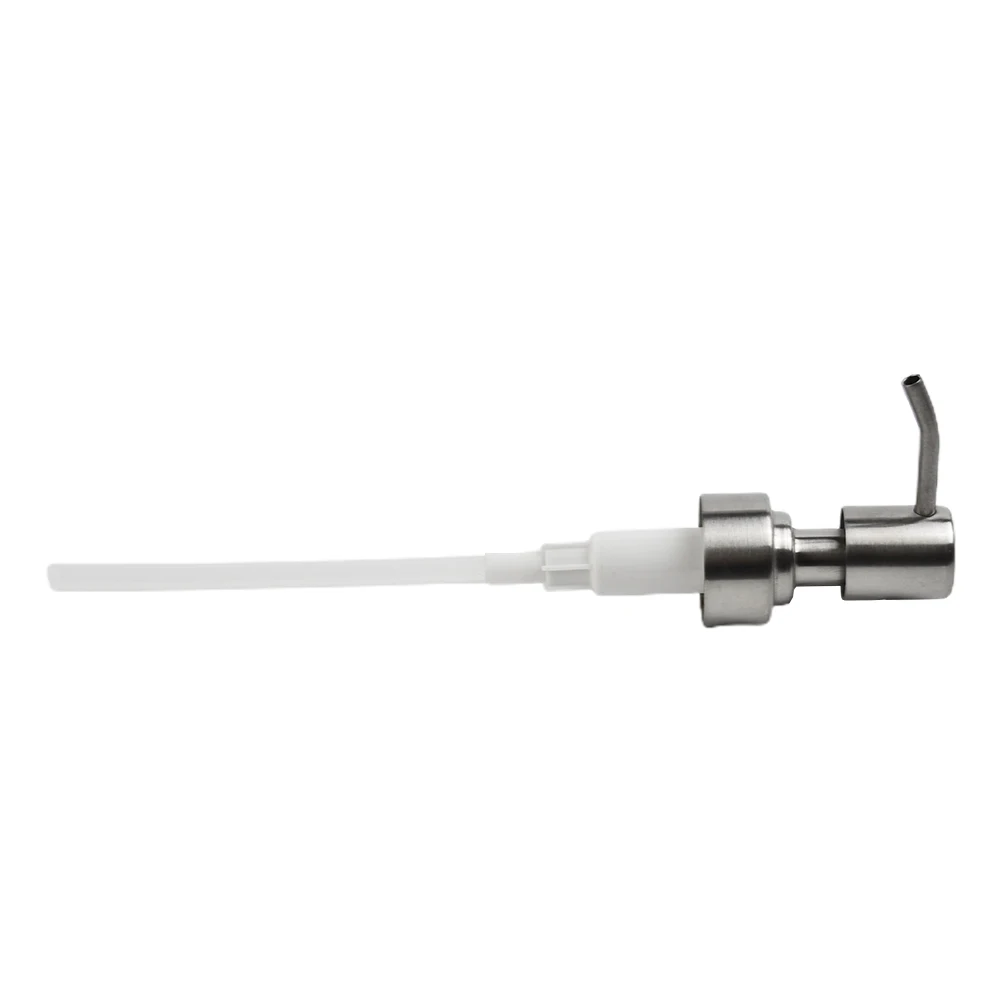 Stainless Steel Pump Head Head Nozzles Liquid Soap Soap Pump Spare Parts Brushed Dispenser Replacement Brand New