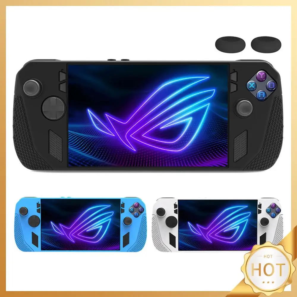 For ASUS ROG ALLY X Game Console Silicone Protective Case Cover Anti-Scratch Protective Shell Shell Sleeve Case Game Accessories