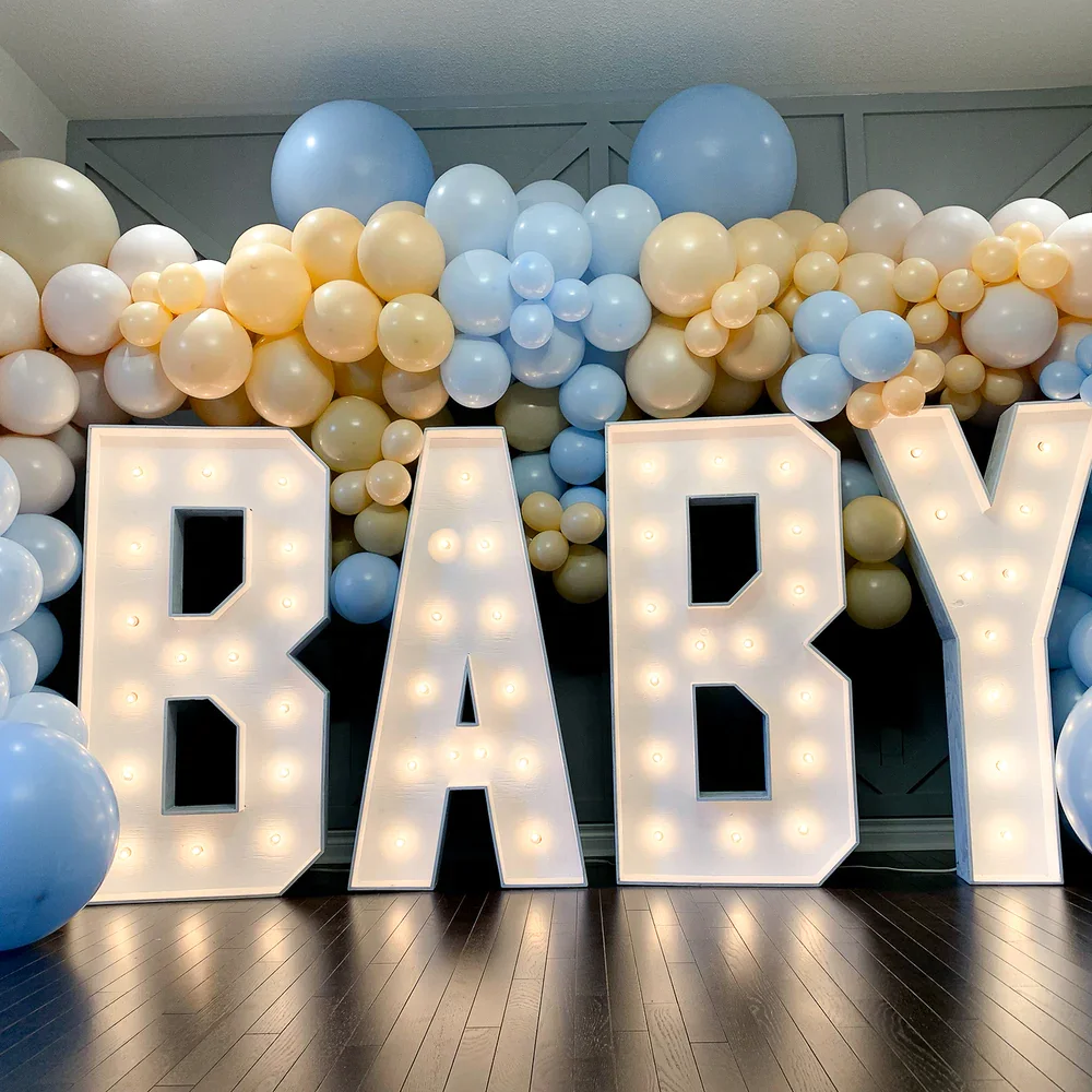 Light Up Letters Marquee - 4FT 5FT Marquee Letter Wedding Decor