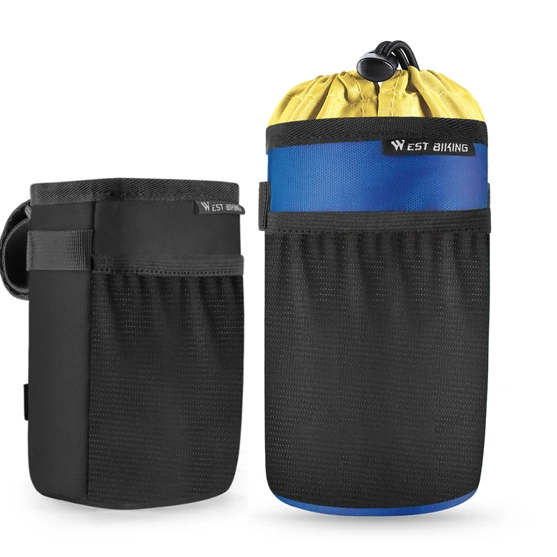 AliExpress West Biking WEST BIKING Bicycle Bag Cycling Water Bottle Carrier Pouch MTB Bike Kettle Handlebar Bag Bicycle Handlebar Bag Bike Accessories