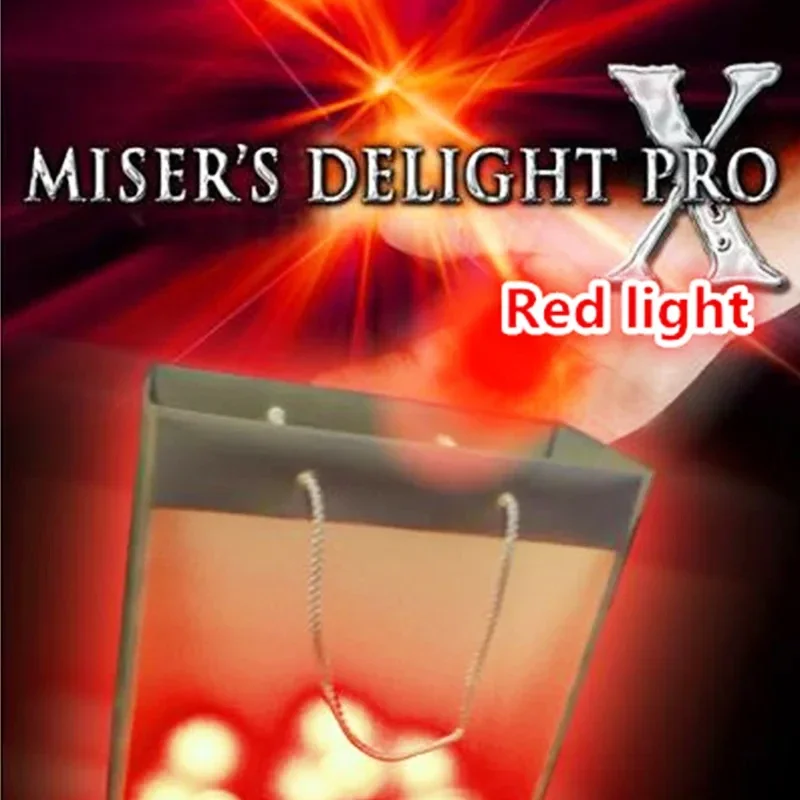 

Misers Delight Pro X From Mark Mason (Red Light) - Magic Trick,Stage,Mentalism,Close Up,Illusions,Party Trick,Magia Toys,Fun