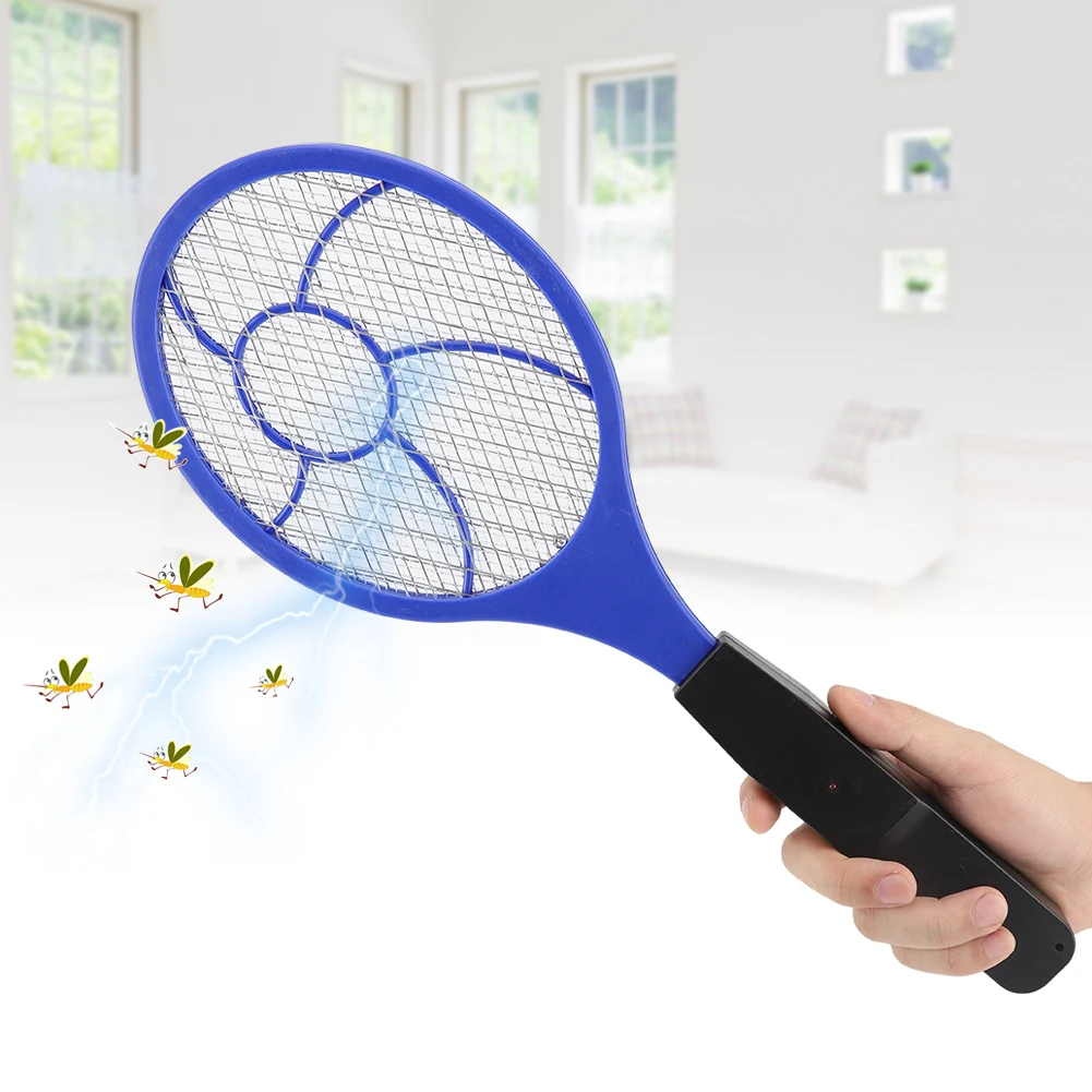 

Summer Anti Mosquito Fly Cordless Battery Power Electric Fly Mosquito Swatter Bug Zapper Racket Insects Killer Home