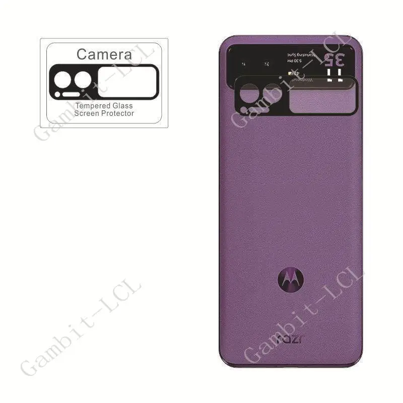 2PCS-5PCS 9H Original 3D Tempered Glass For Motorola Moto razr 40 (razr 2023) 3rd Gen 3 Razr40  Camera Lens Protector Cover Film