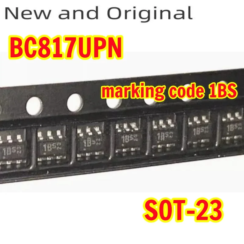 

New and Original Bc817Upn Sot-23 45V 500Ma Npn Silicon Af Transistor Array Marking Code 1Bs