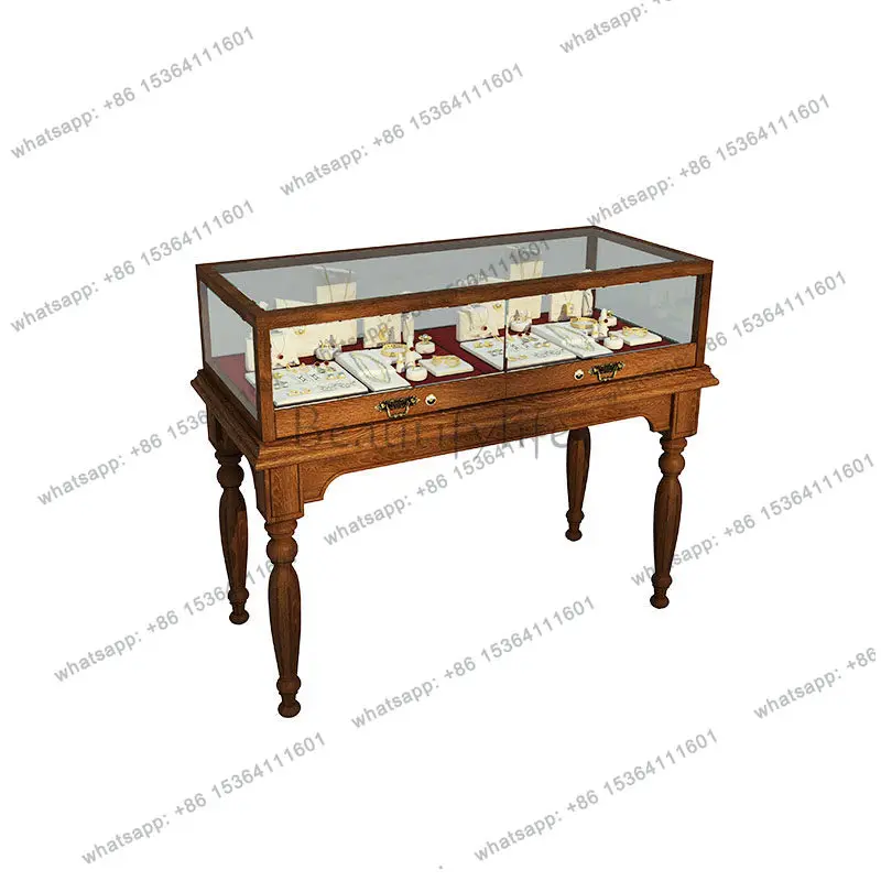 

Medieval first jewelry cabinet display Zhongdao glass cabinet customization