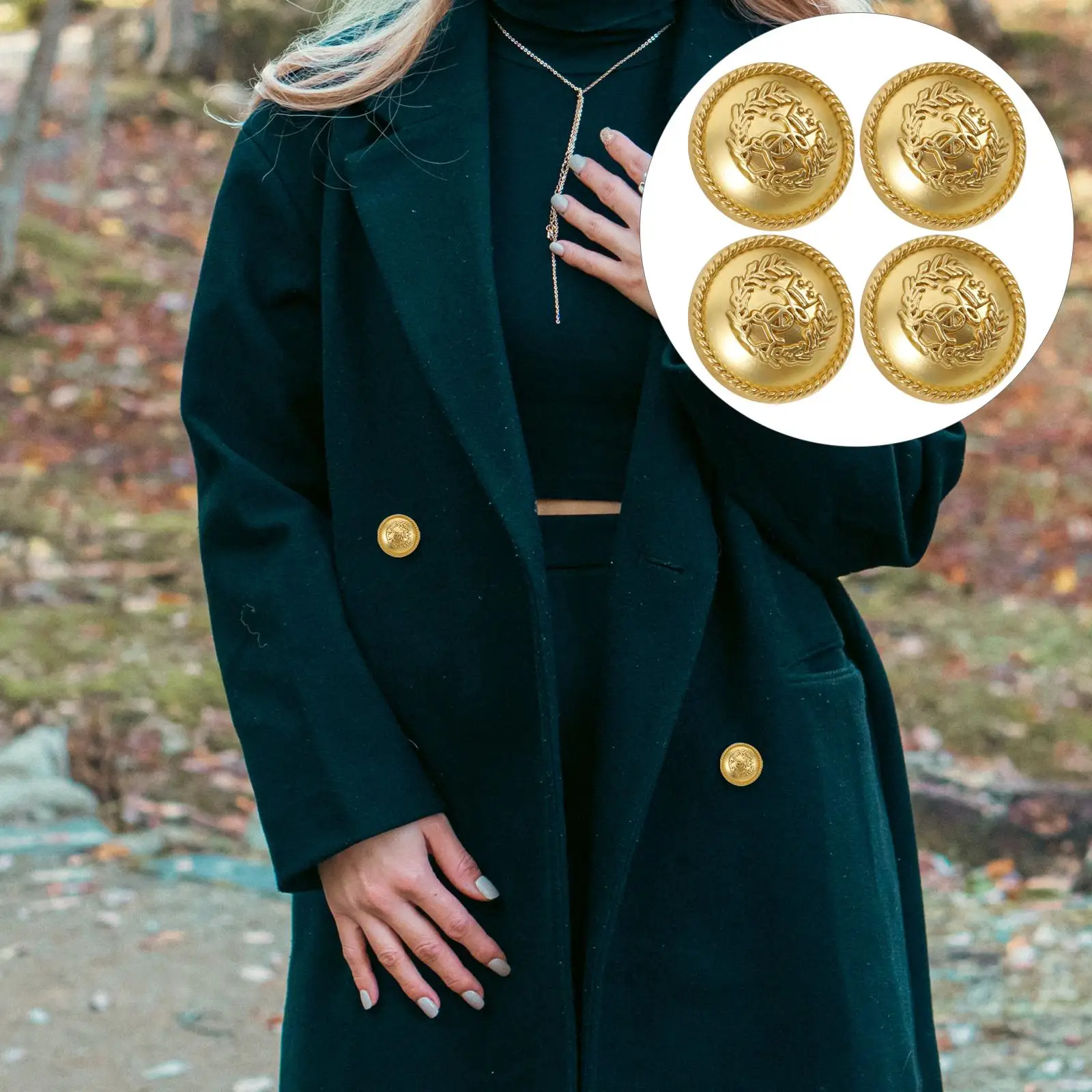 

20 Pcs Buttons For Replacement Manual Metal Clothing Alloy DIY Handmade Clothes Convenient