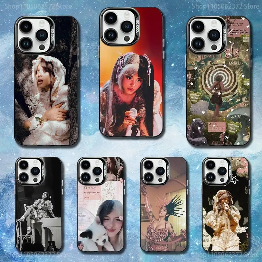 

Singer M-Melanie M-Martinez Phone Case For iPhone 11,12,13,16,14,15,Mini,Pro,XS,MAX Black Matte Shockproof Cover