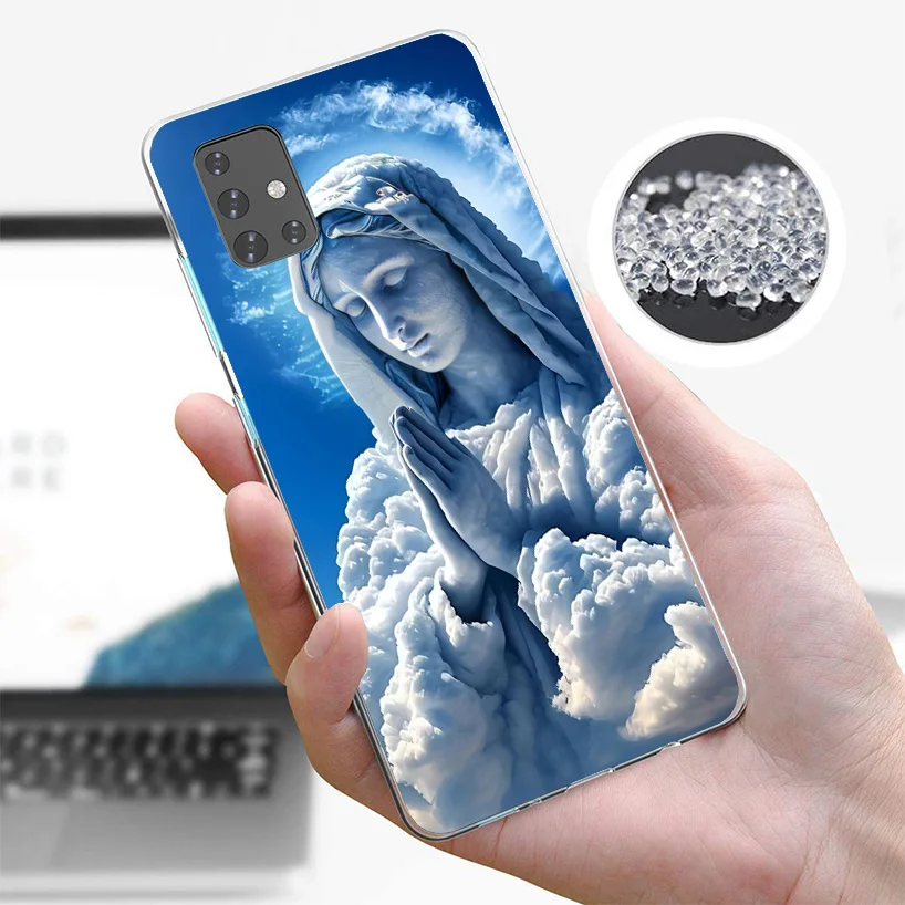 Virgin De Guadalupe Virgen Mary Cover Etui na telefon do Samsung A51 A41 A31 A21S A71 A50S A40 A30S A20E A10S A6 A7 A8 A9 Plus Soft