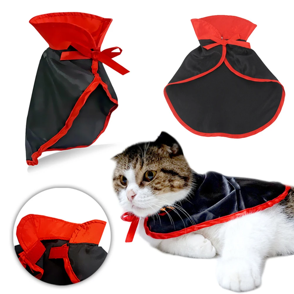 

Cape Suit Cat Halloween Costume Accessories Cosplay Dog Coat Jacket Pet Travel Photo Pet Halloween Cape Shoots