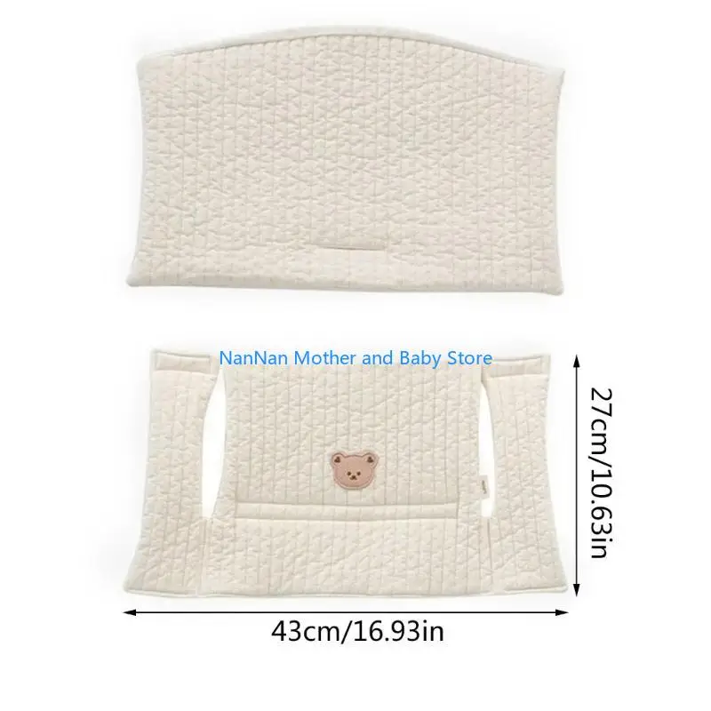 وسادة مقعد للأطفال الصغار ناعمة ومسامية لكراسي الطعام، وسادة أطفال كرتونية قابلة للفصل، وسادة سفلية غير قابلة للانزلاق هدية