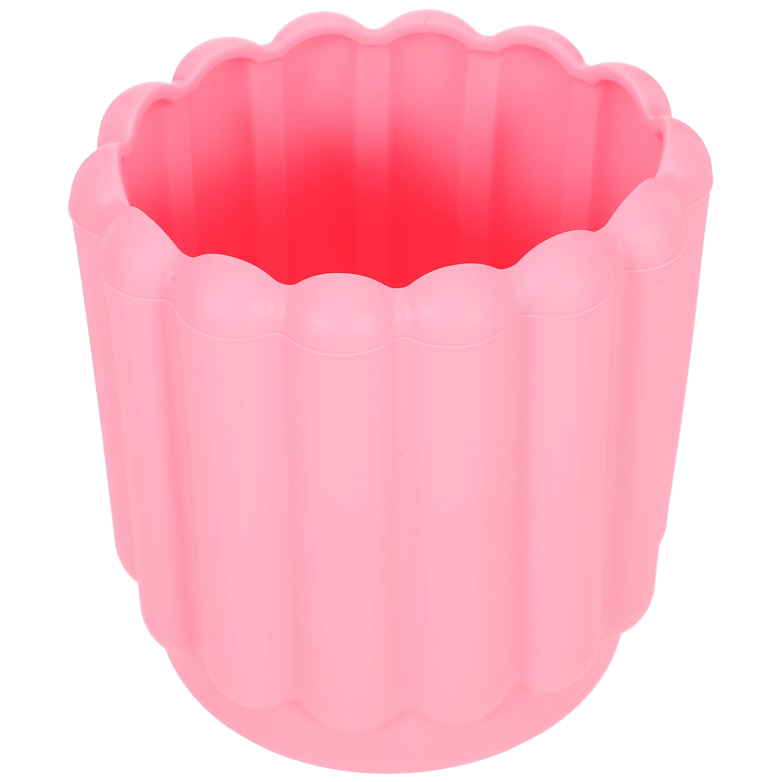 

Pen Holder for Desk Silicone Organizer Stationery and Pencil Office Pink Stand Accessories