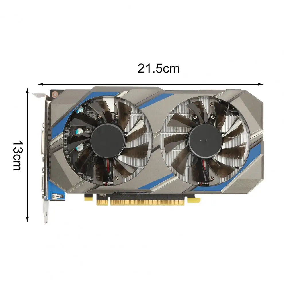 การ์ดจอ128BIT DDR5 2GB GTX1050TI 1ชุดอายุการใช้งานพัดลมคู่ดีไซน์พีซีอุปกรณ์ติดตั้งการ์ดแสดงผล Essential