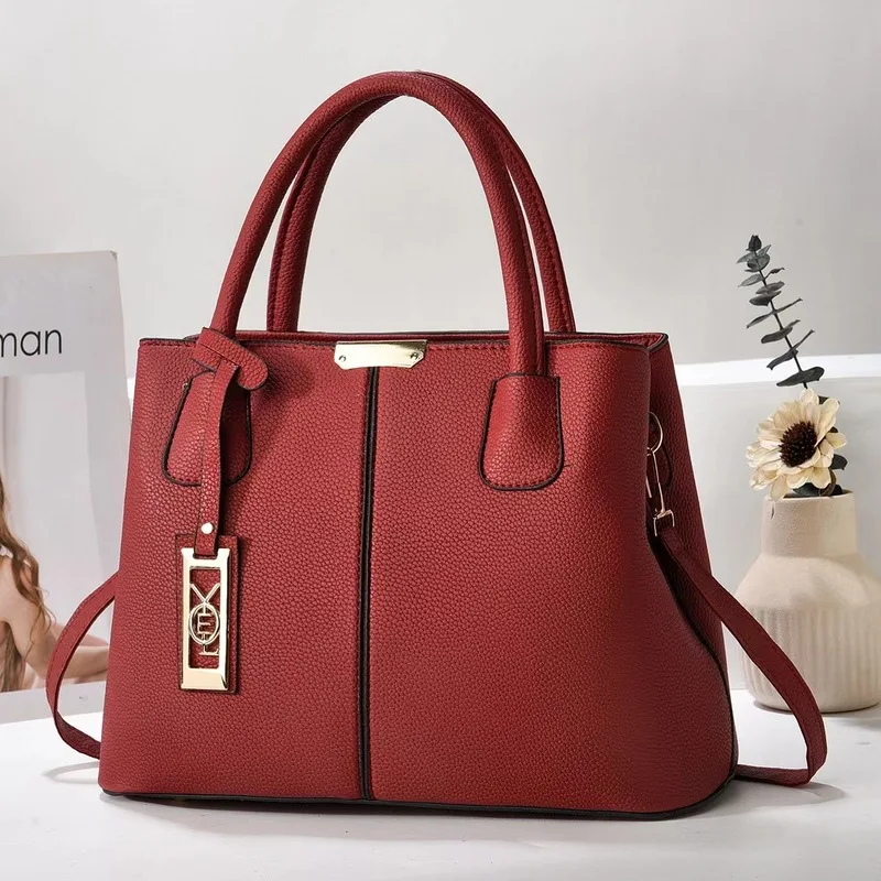 Famous Designer Brand Bags Women Leather Handbag New Luxury Ladies Purse image 2