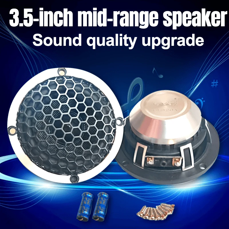 3.5Inch and3Inch Car Audio Upgrade Version，Equipped with mid-range full-range speakers、Triple mid-range speaker、 car speakers