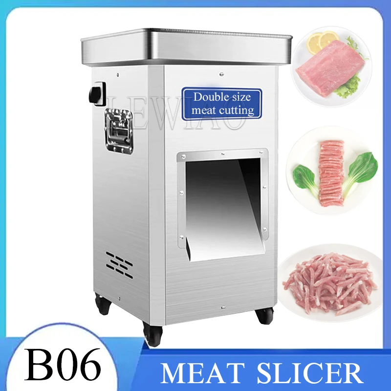 

Stainless Steel Meat Cutter Machine Chopper Electric Food Slicer Commercial Multifunction Shred Knife 220v/110v