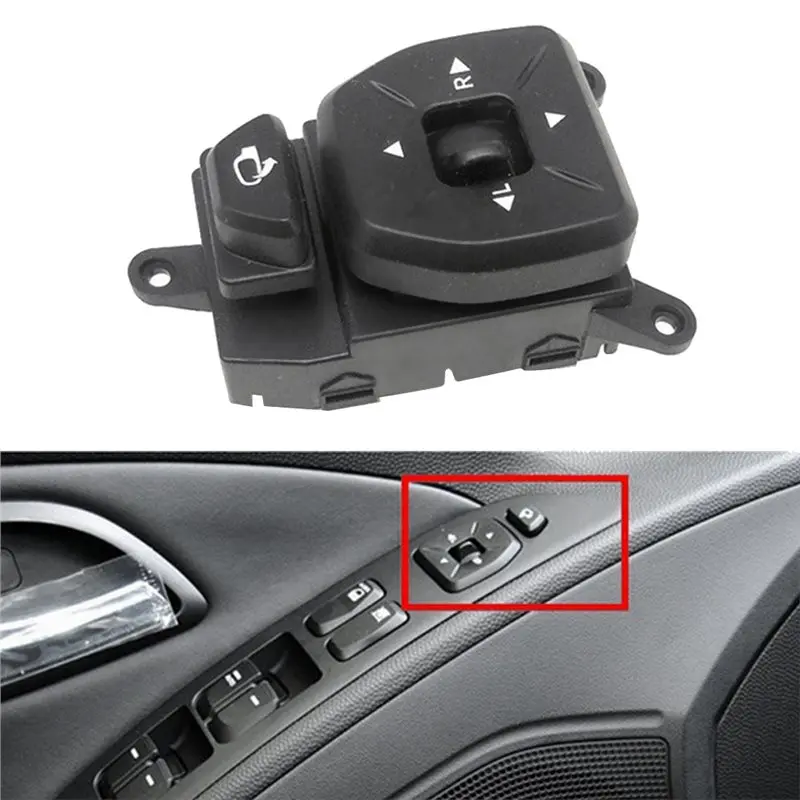 Rear View Mirror Folding Control Switch Adjustment Button 935732S000 93573-2S000 For Ix35 Tucson 2009-2013 Car Part