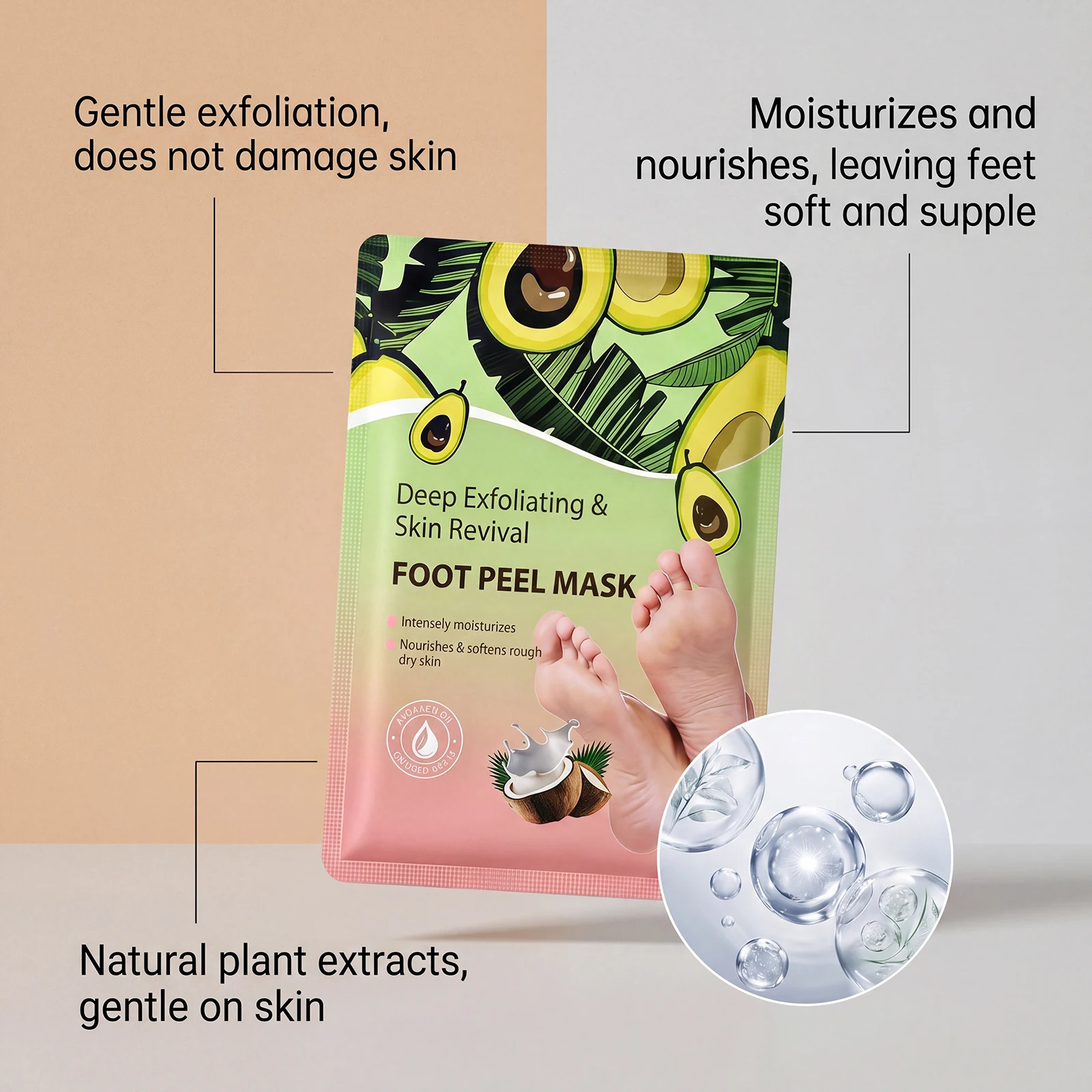 Coconut Oil Foot Mask Anti-Agi - Mct Oil Coconut 评论和价格