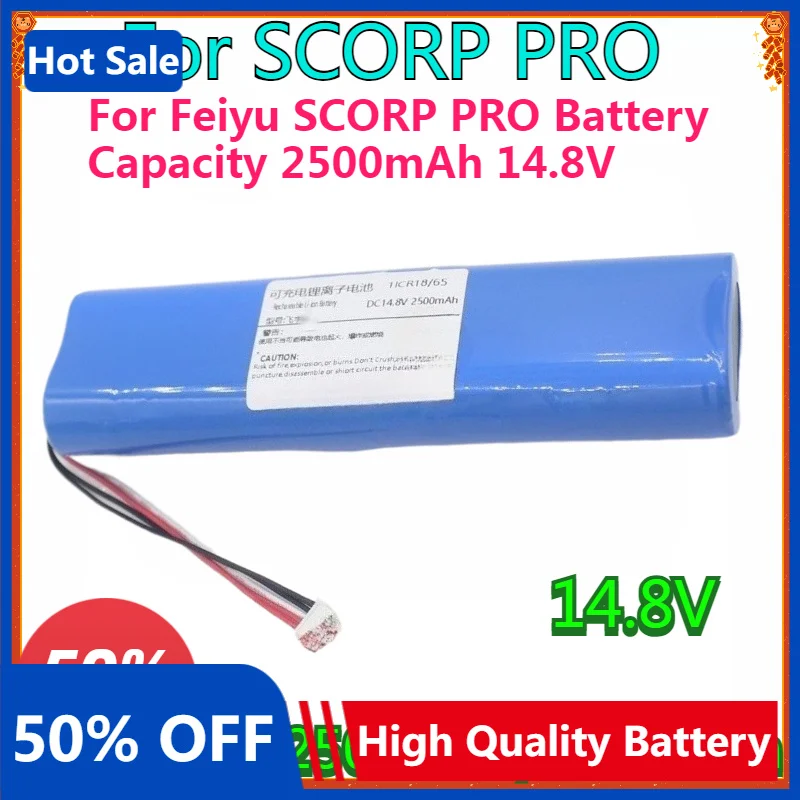 New High Quality for Feiyu SCORP PRO Battery Capacity 2500mAh 3500MaH 14.8V