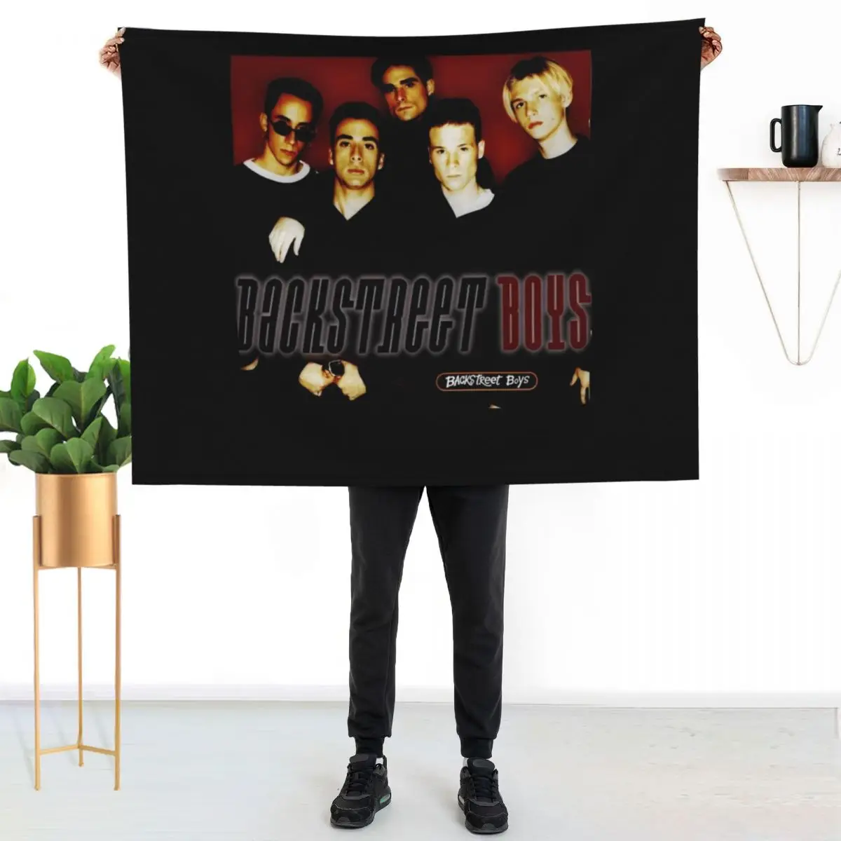 

Backstreet Boys Throw Blanket Soft Sherpa Fleece Warm Blanket for Winter