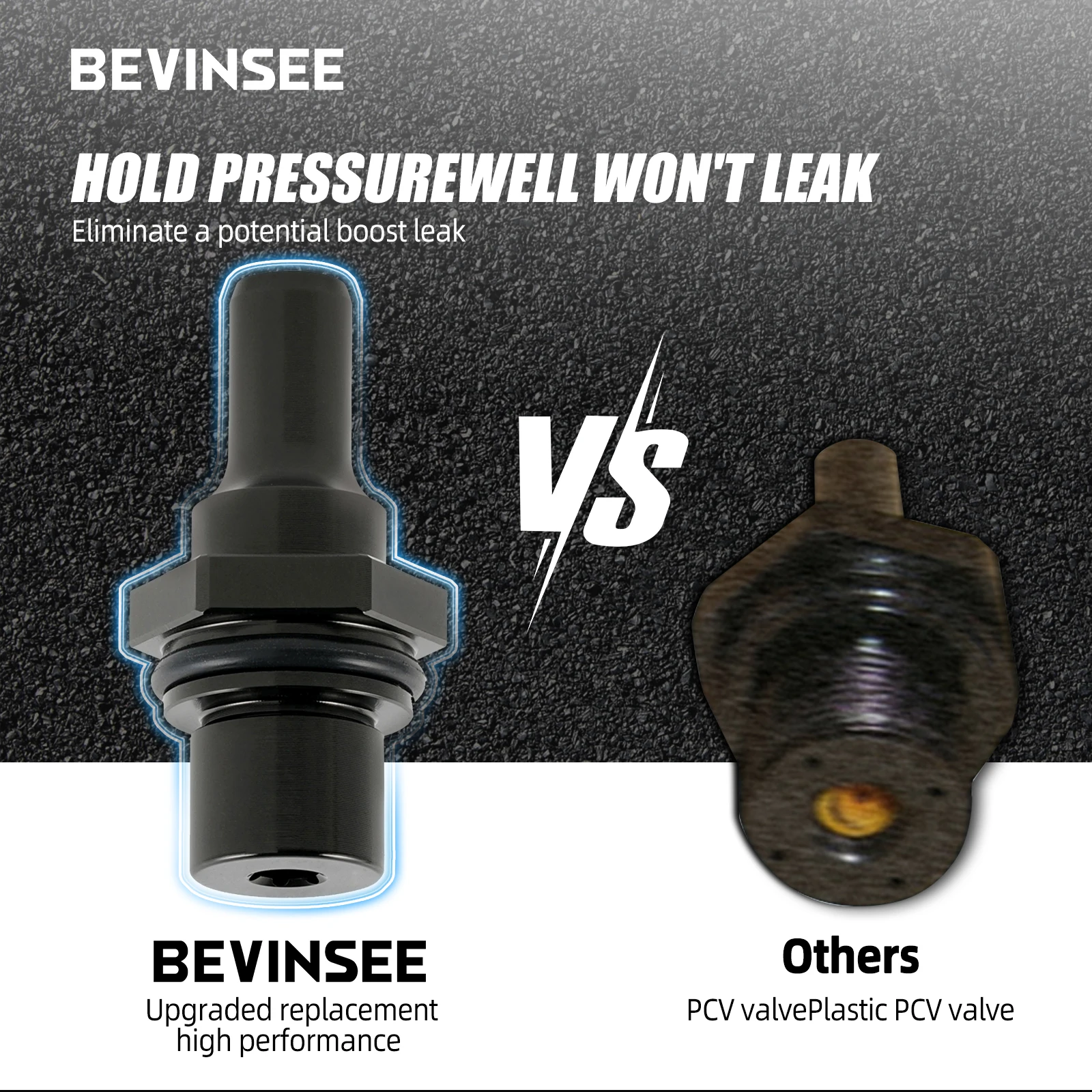 BEVINSEE Aluminum PCV Valve for BMW N54 E90 E91 E92 E93 E60 E61 E82 E88 X6 Z4