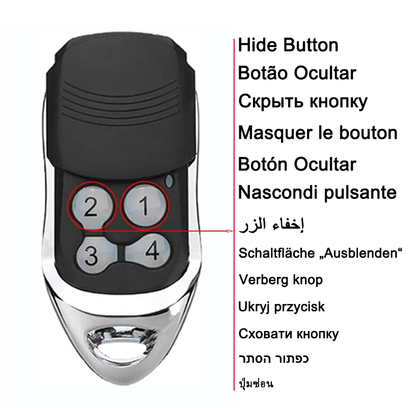 Voor BFT Mitto 2M 4M 2 4 B Rcb 02 04 Kleio B Rca 02/04 TRC1 TRC2 TRC3 Garage deur Afstandsbediening 433Mhz Rolling Code Gate Opener