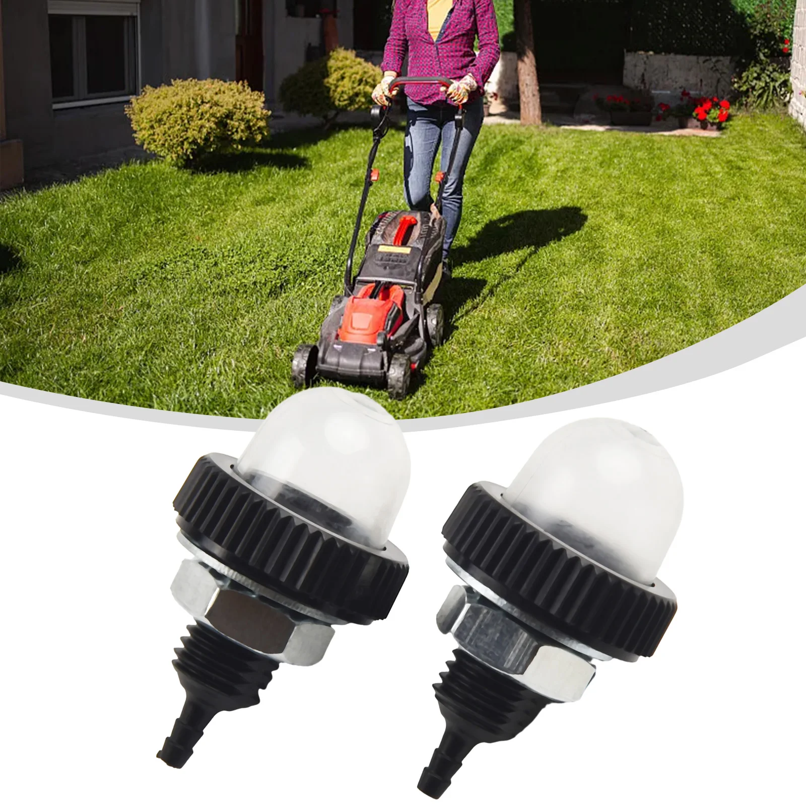 

Карбюраторный топливный насос, высокая надежность, металл + резина, замена, 2 шт., простая установка для Kawasaki49043-7002 FJ180V