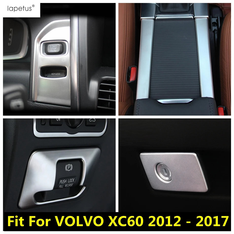 

Glove Box Sequins / Hand Brake / Start Stop Panel / Water Cup / AC Air Vent Cover Trim For VOLVO XC60 2012 - 2017 Accessories