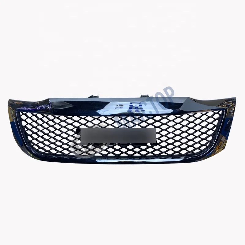 

Modification Maictop Car Accessories ABS Plastic Front Chromed Mesh Bumper Grille Grill for Hilux Vigo 2012-2014