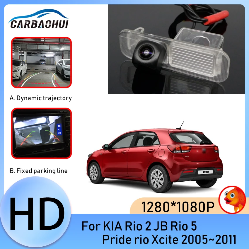 

Vehicle Rear View Waterproof HD Camera Car Monitor For KIA Rio 2 JB Rio 5 Pride rio Xcite 2005 2006 2007 2008 2009 2010 2011