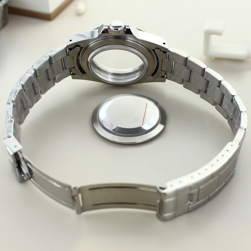 38mm Vintage Men's Watch Case 316L Stainless Steel For Seiko NH35 NH36 NH38 NH34 Automatic Movement 28.5mm Dial Retro Submariner