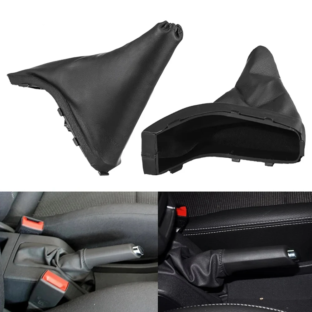 11.11Car Handbrake Gaitor Shift Gear Knob Anti Slip Parking Hand Brake Boot Grips for G 1998-2010