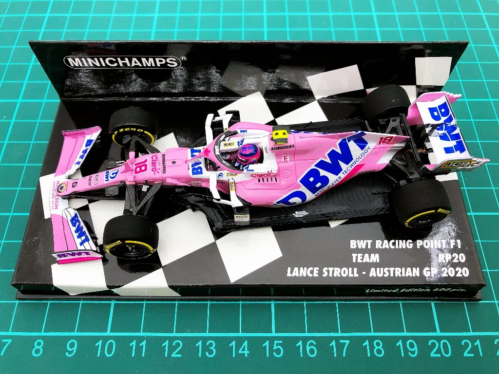 

Minichamps 1:43 F1 RP20 2020 Stroll Austria Simulation Limited Edition Resin Metal Static Car Model Toy Gift