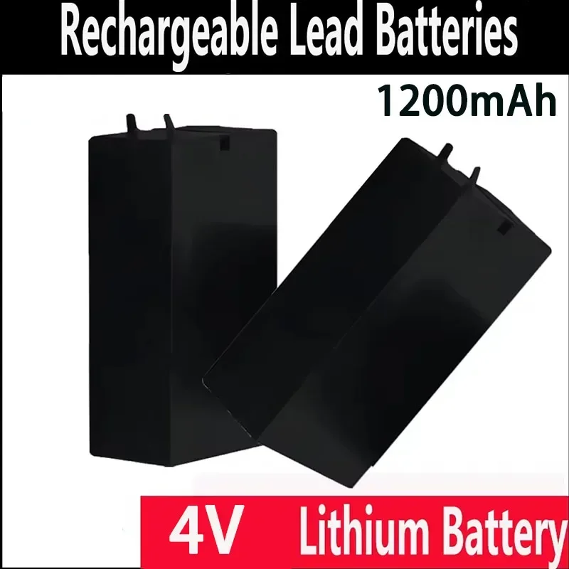 New 1200mAh Storage Battery 1.2Ah 4V Rechargeable Lead Batteries For LED Lamp Headlights Flashlights Electric Mosquito Swatte