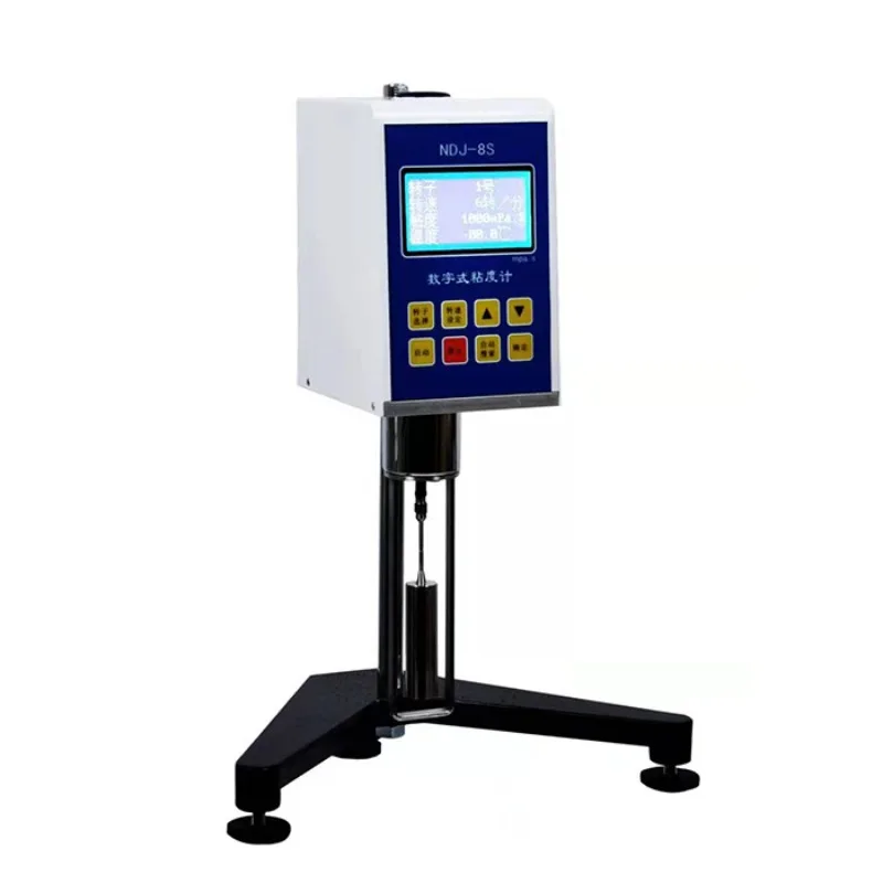 NDJ-8S Digital Rotary Viscometer, Eight-Speed LCD Digital Rotational Viscometer