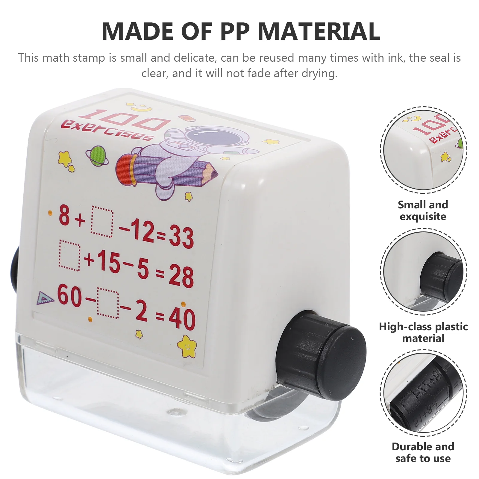 Addition and Subtraction Teaching Stamp Math Roller Students Learning Number Stamps for Teachers Elementary Pp Child