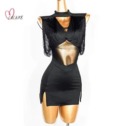 Latin Dance Dress Suit Latin American Dance Sports Practice Clothes Woman Dance Wear Female Clothing Samba Costume Modern ADL47