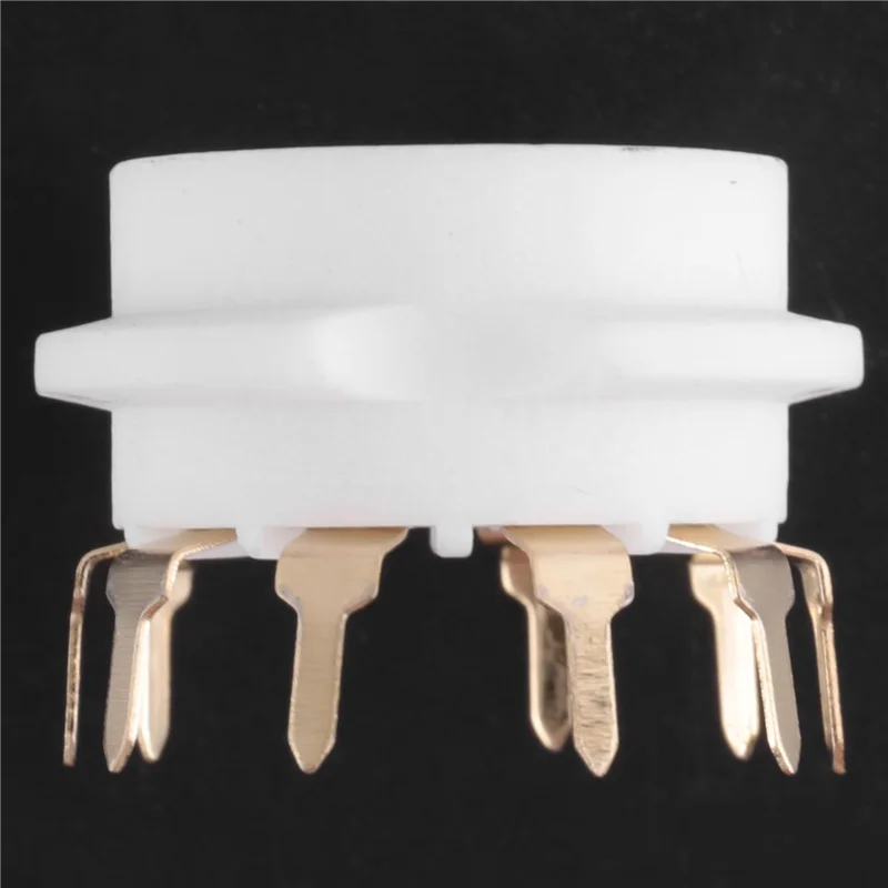 ABGR-10PCS PCB 9Pin  B9A Vacuum Tube Socket Audio HIFI DIY Amps For 12AX7 12AU7 12AT7 ECC81 ECC82 ECC83